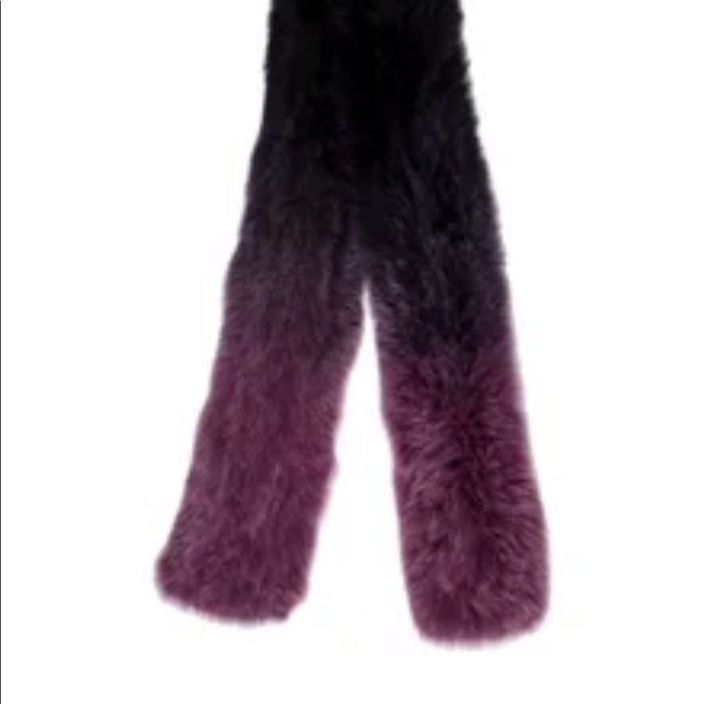Stunning Jocelyn purple ombré scarf